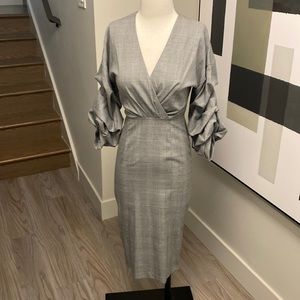 Zara woman glen plaid dress